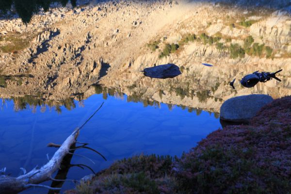 Reflection; Hidden Lake.
