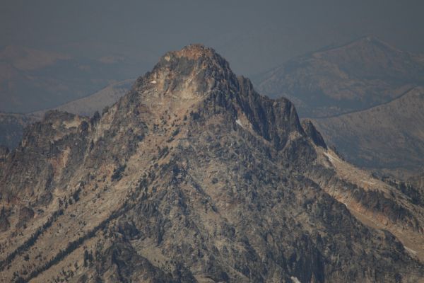 Mt. Regan above Sawtooth Lake (not visible in photo) to the west.
