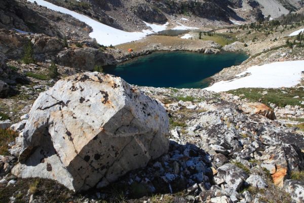 A foreground piece, like this erratic, adds depth to an otherwise ordinary landscape shot.
