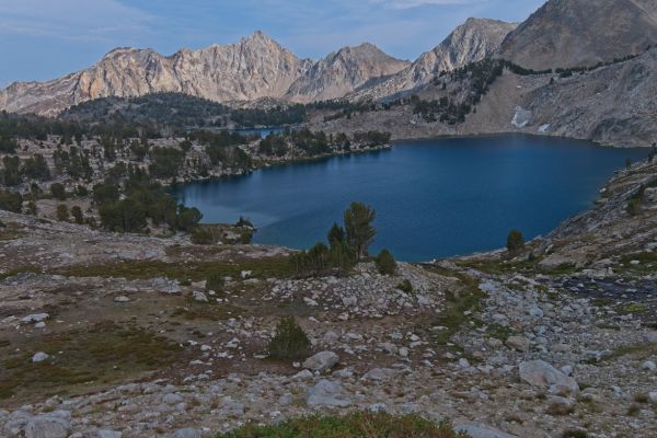 Sapphire Lake and below that, my destination; Cove Lake.
