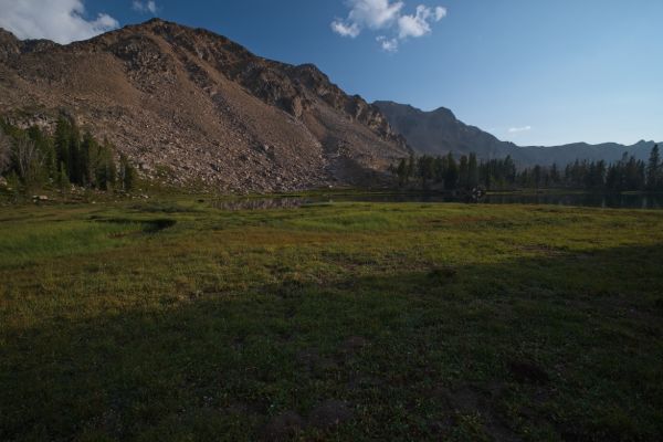 The middle of the Born Lakes.  I’d love to fish this lake, as I have nice memories of fishing here, but it is already 7 pm, and I want to take advantage of the beautiful light.
