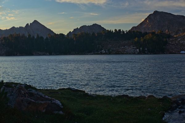 Morning, southeast from the inlet at Cove Lake.
