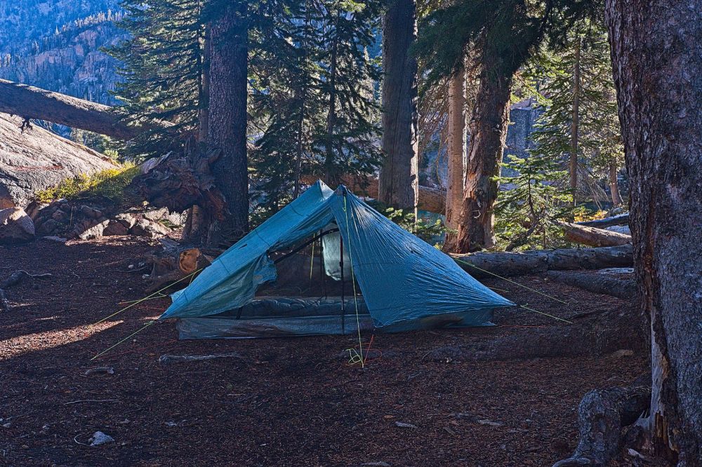 My Zpacks Duplex 2 occupied this spot three nights.  Unusual for me to stay that long in one spot!
