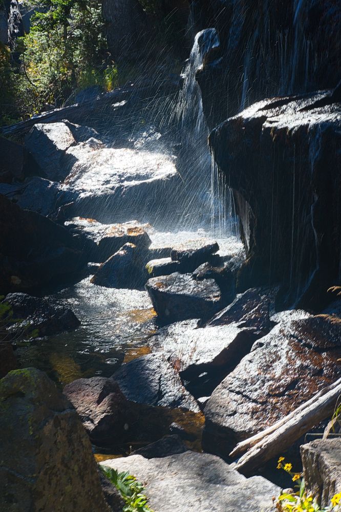 Waterfall below Lake 8700'.
